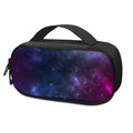 Blue Purple Cosmic Galaxy Space Print Portable Cooler Travel Case