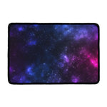 Blue Purple Cosmic Galaxy Space Print Kitchen Mat