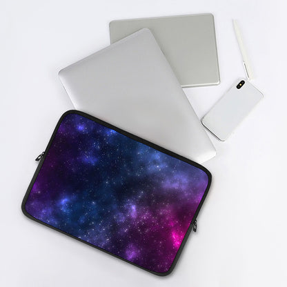 Blue Purple Cosmic Galaxy Space Print Laptop Sleeve