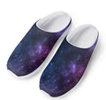 Blue Purple Cosmic Galaxy Space Print Mesh Casual Shoes