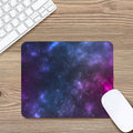 Blue Purple Cosmic Galaxy Space Print Mouse Pad