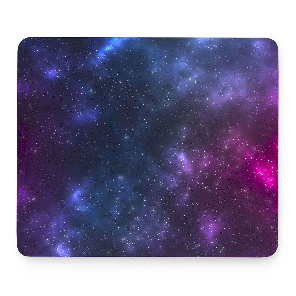 Blue Purple Cosmic Galaxy Space Print Mouse Pad