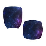 Blue Purple Cosmic Galaxy Space Print Office Chair Cover