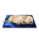 Blue Purple Cosmic Galaxy Space Print Pet Cooling Mat Cover