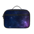 Blue Purple Cosmic Galaxy Space Print Portable Lunch Bag