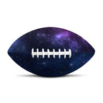 Blue Purple Cosmic Galaxy Space Print Rugby Ball