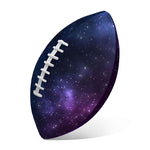 Blue Purple Cosmic Galaxy Space Print Rugby Ball