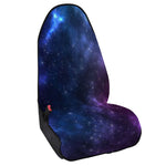 Blue Purple Cosmic Galaxy Space Print Waterproof Car Seat Cover