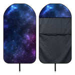 Blue Purple Cosmic Galaxy Space Print Waterproof Car Seat Cover