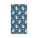 Blue Rainbow Unicorn Pattern Print Baby Crib Sheet