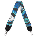 Blue Rainbow Unicorn Pattern Print Bag Strap