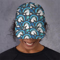 Blue Rainbow Unicorn Pattern Print Baseball Cap