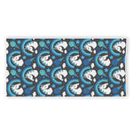 Blue Rainbow Unicorn Pattern Print Beach Towel