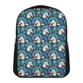 Blue Rainbow Unicorn Pattern Print Casual Backpack