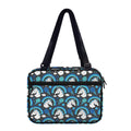 Blue Rainbow Unicorn Pattern Print Double Strap Bible Bag