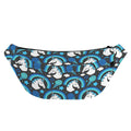 Blue Rainbow Unicorn Pattern Print Fanny Pack