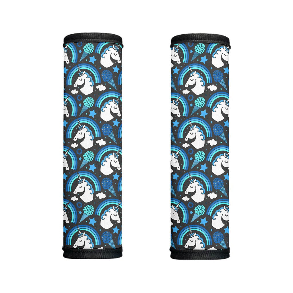 Blue Rainbow Unicorn Pattern Print Handle Covers