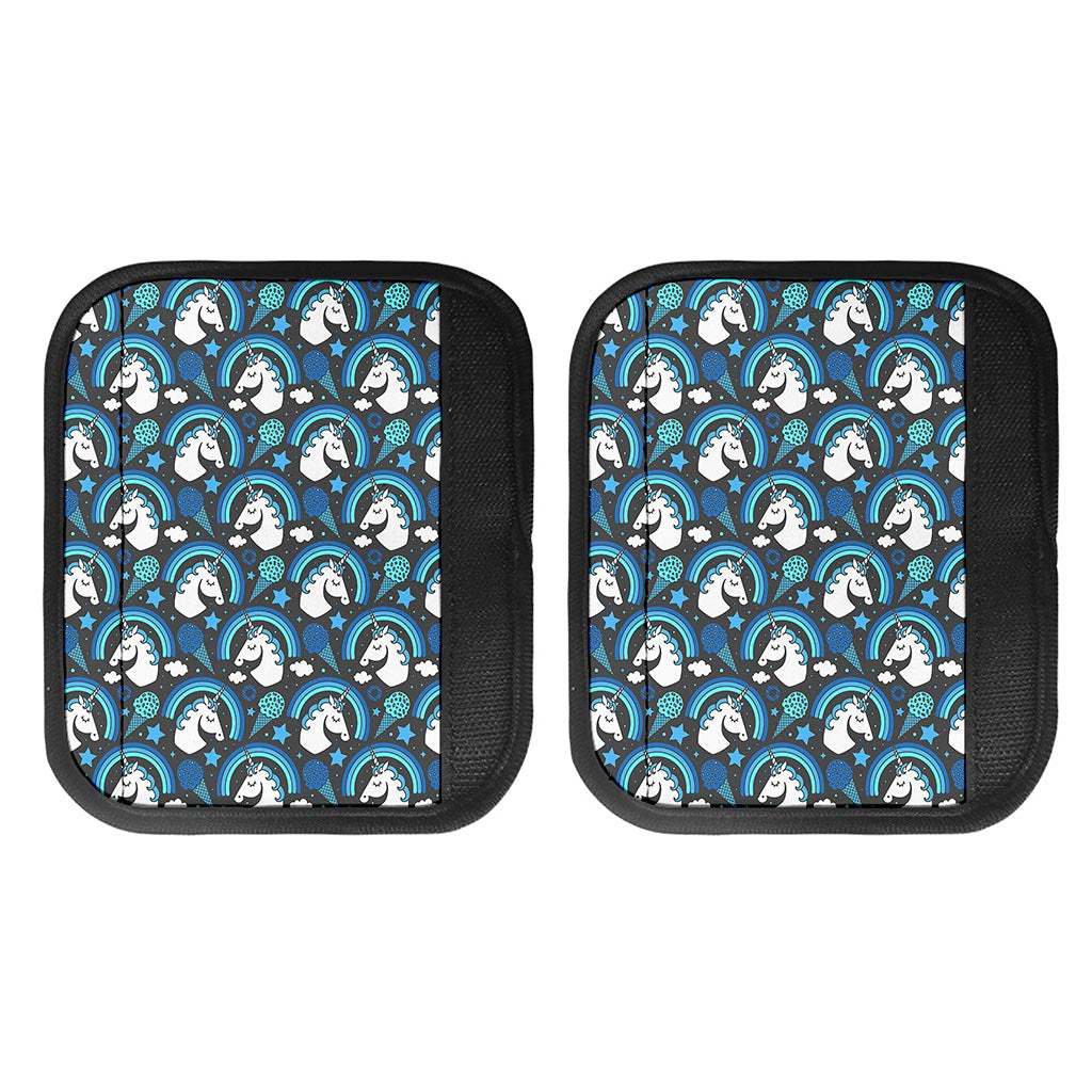 Blue Rainbow Unicorn Pattern Print Handle Covers
