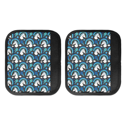 Blue Rainbow Unicorn Pattern Print Handle Covers