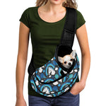 Blue Rainbow Unicorn Pattern Print Pet Sling Carrier