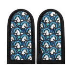 Blue Rainbow Unicorn Pattern Print Skillet Handle Cover