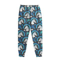 Blue Rainbow Unicorn Pattern Print Sweatpants