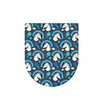 Blue Rainbow Unicorn Pattern Print Toilet Lid Cover
