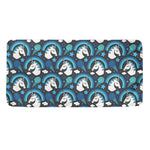 Blue Rainbow Unicorn Pattern Print Towel