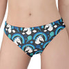 Blue Rainbow Unicorn Pattern Print Women's Panties