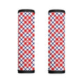 Blue Red And White American Plaid Print Handle Covers