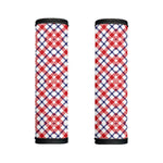 Blue Red And White American Plaid Print Handle Covers