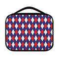 Blue Red And White Argyle Pattern Print Classic Bible Case