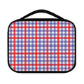 Blue Red And White Check Pattern Print Classic Bible Case