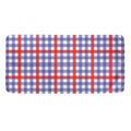 Blue Red And White Check Pattern Print Towel