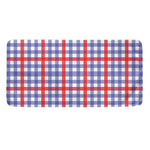 Blue Red And White Check Pattern Print Towel
