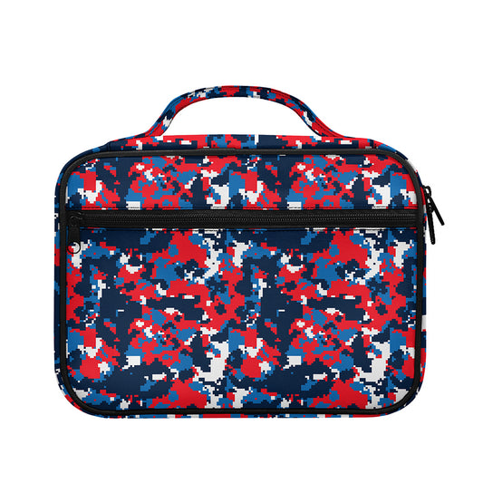 Blue Red And White Digital Camo Print Briefcase Bible Bag