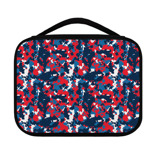 Blue Red And White Digital Camo Print Classic Bible Case