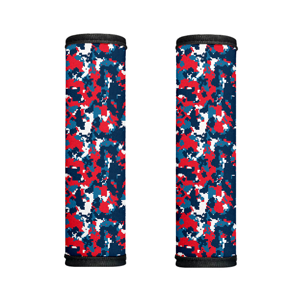 Blue Red And White Digital Camo Print Handle Covers