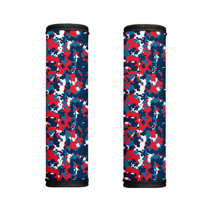 Blue Red And White Digital Camo Print Handle Covers