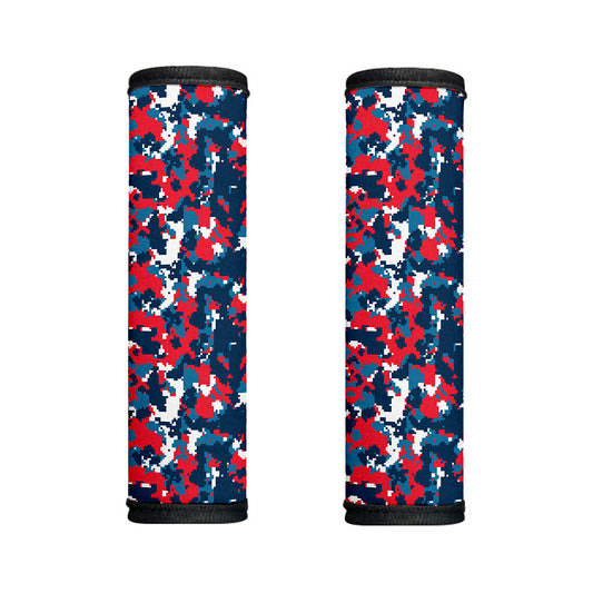 Blue Red And White Digital Camo Print Handle Covers