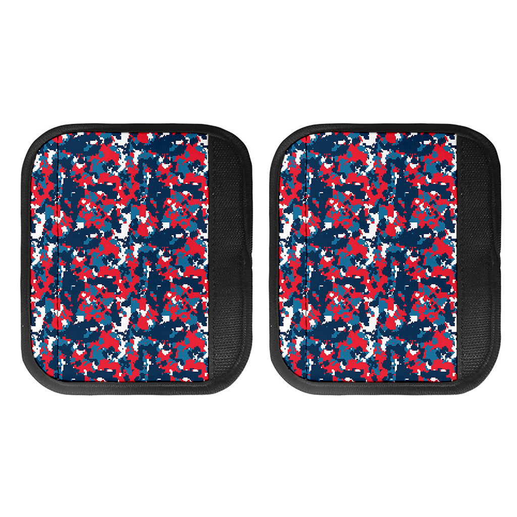 Blue Red And White Digital Camo Print Handle Covers