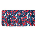 Blue Red And White Digital Camo Print Towel