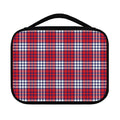 Blue Red And White USA Plaid Print Classic Bible Case