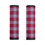 Blue Red And White USA Plaid Print Handle Covers