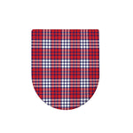 Blue Red And White USA Plaid Print Toilet Lid Cover