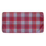 Blue Red And White USA Plaid Print Towel