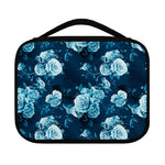 Blue Rose Floral Flower Pattern Print Classic Bible Case