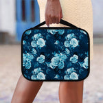 Blue Rose Floral Flower Pattern Print Classic Bible Case