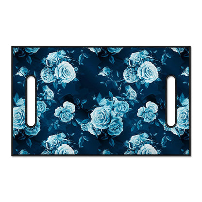 Blue Rose Floral Flower Pattern Print Golf Cart Seat Cover