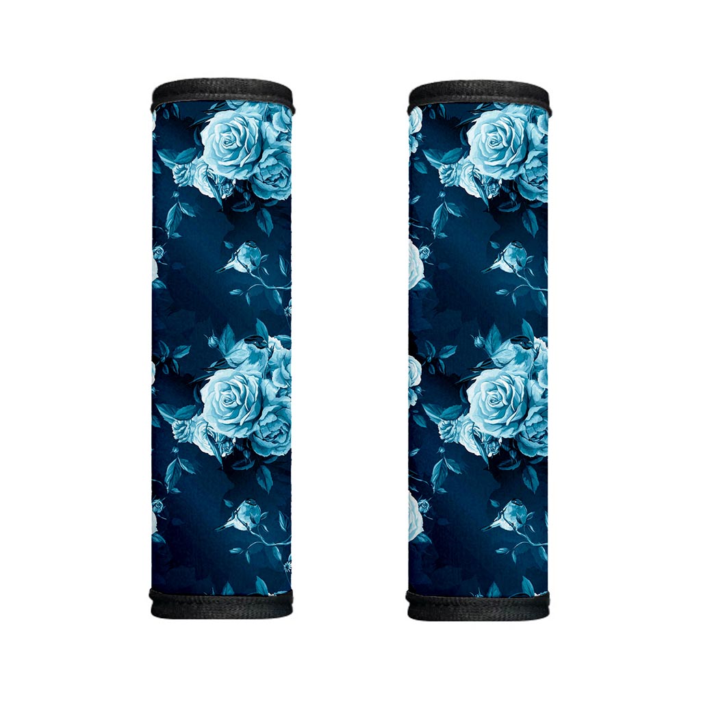 Blue Rose Floral Flower Pattern Print Handle Covers
